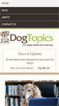 Mobile Screenshot of dogtopics.com
